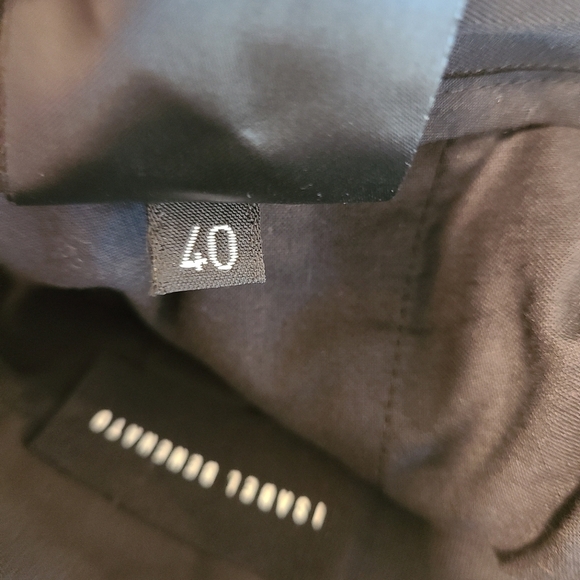 Isabel Benenato Black Wool Slim Pants - Picture 8 of 8